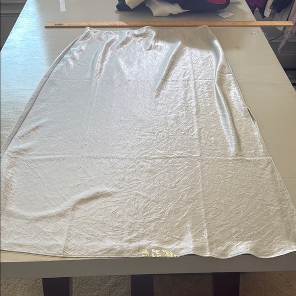 Madewell Satin Maxi Slip Skirt Size 14 - Picture 4 of 14